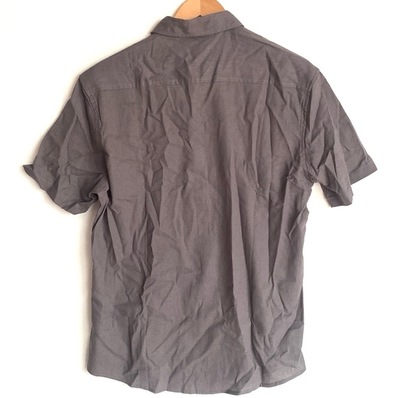 (A11) Coofandy Gray Short Sleeve Button-Up Shirt & Pants Set, Gray, Size M, NWT - Picture 5 of 11